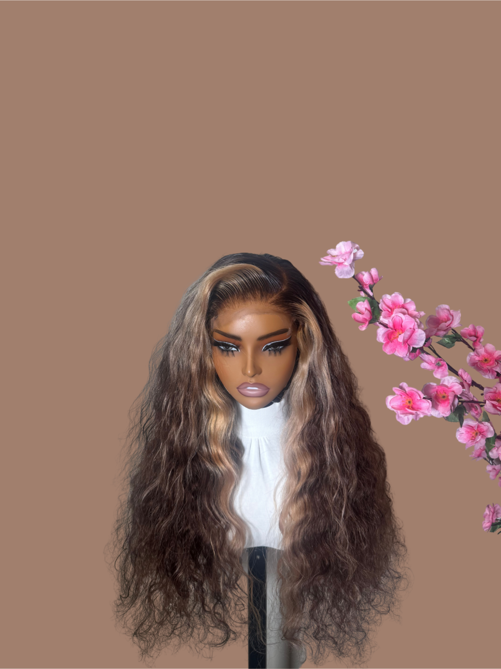 Bella Curls Mocha mix-Closure
